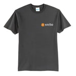 Laad afbeelding in Galerijviewer, XNITO T-Shirt in dark gray with logo on chest
