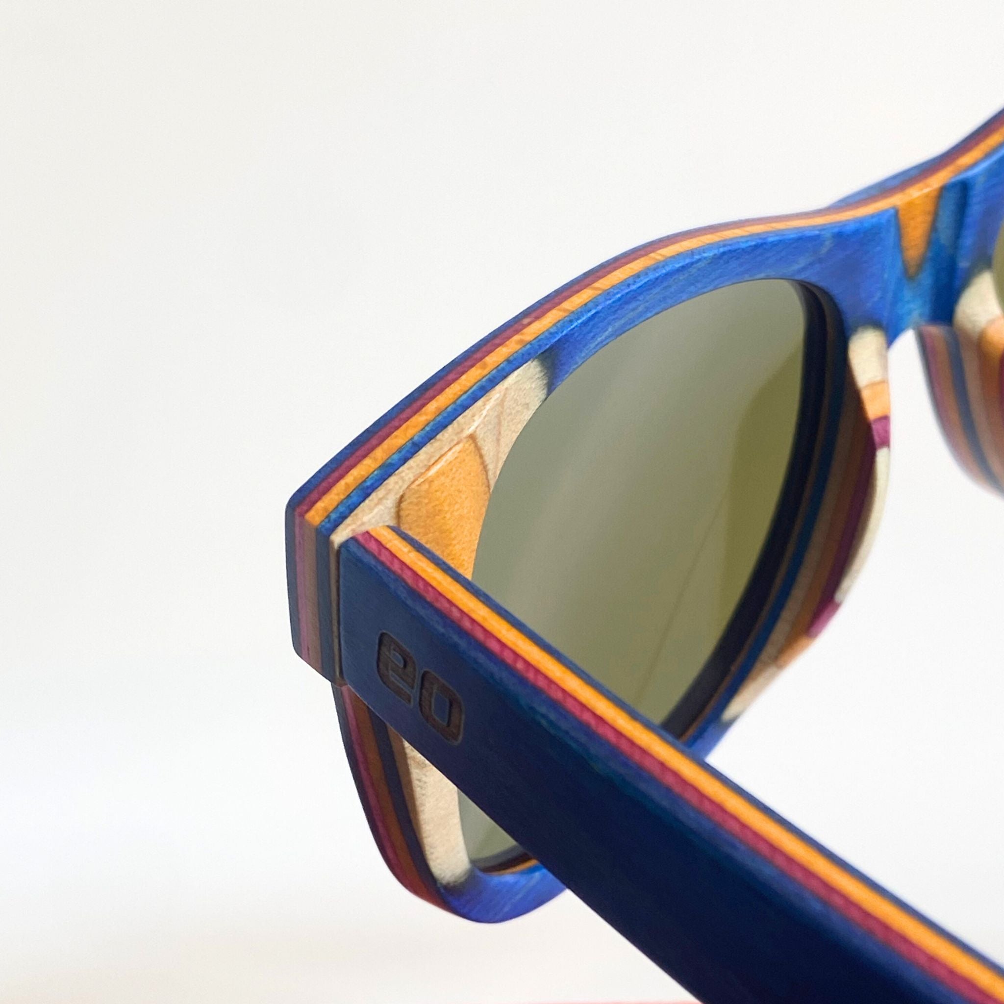 The Zermatt Layered Wood Sunglasses