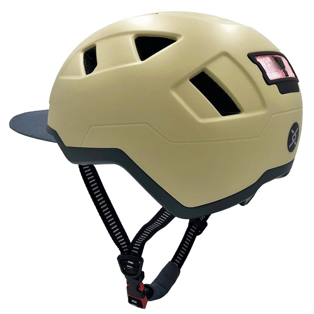 Hemp XNITO helmet with rear light and ventilation