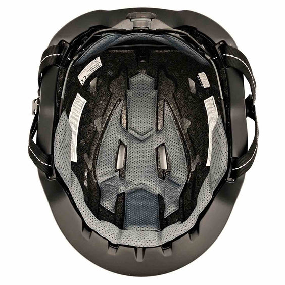 Interior view of XNITO helmet showing padding