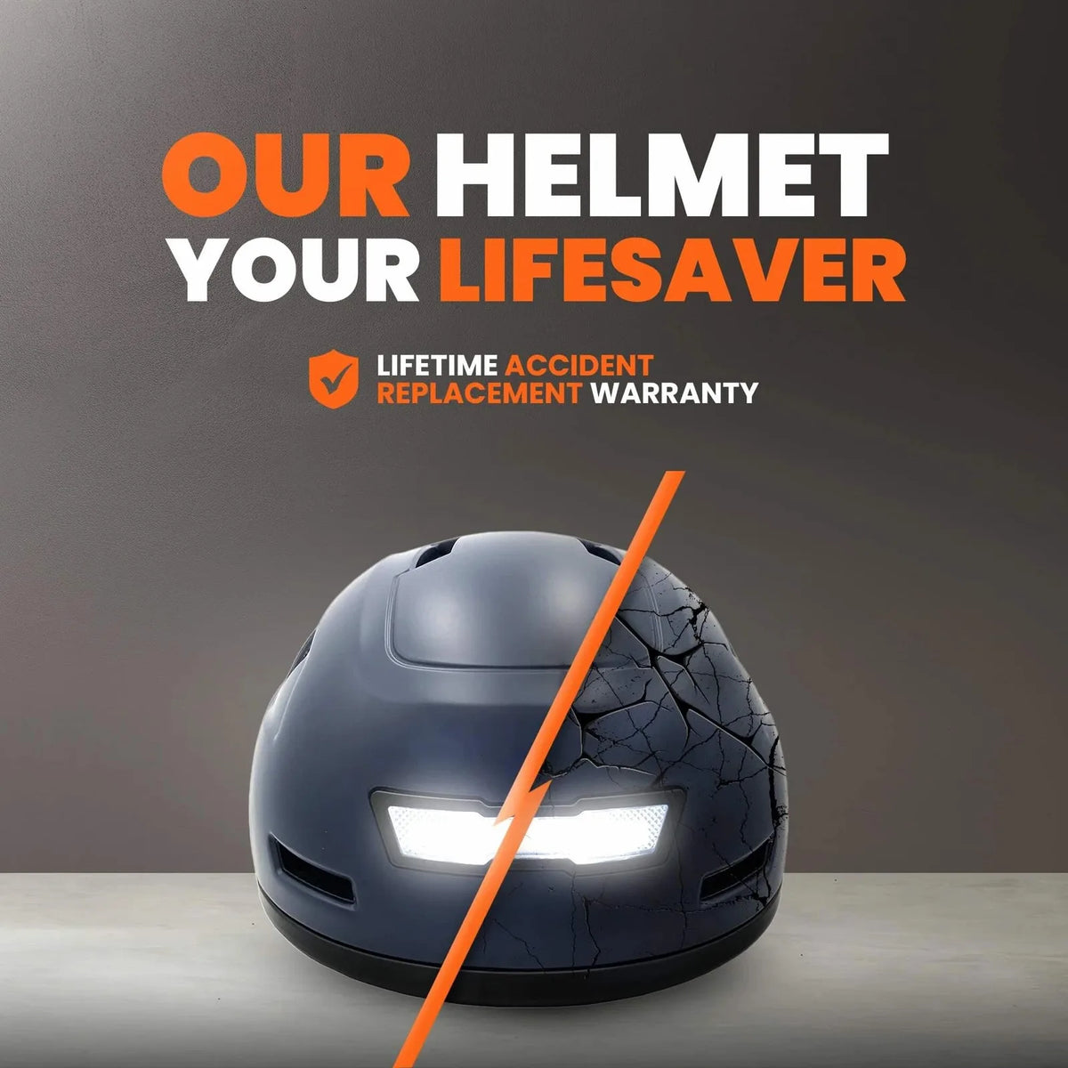 Our helmet, your lifesaver: XNITO lifetime accident replacement warranty