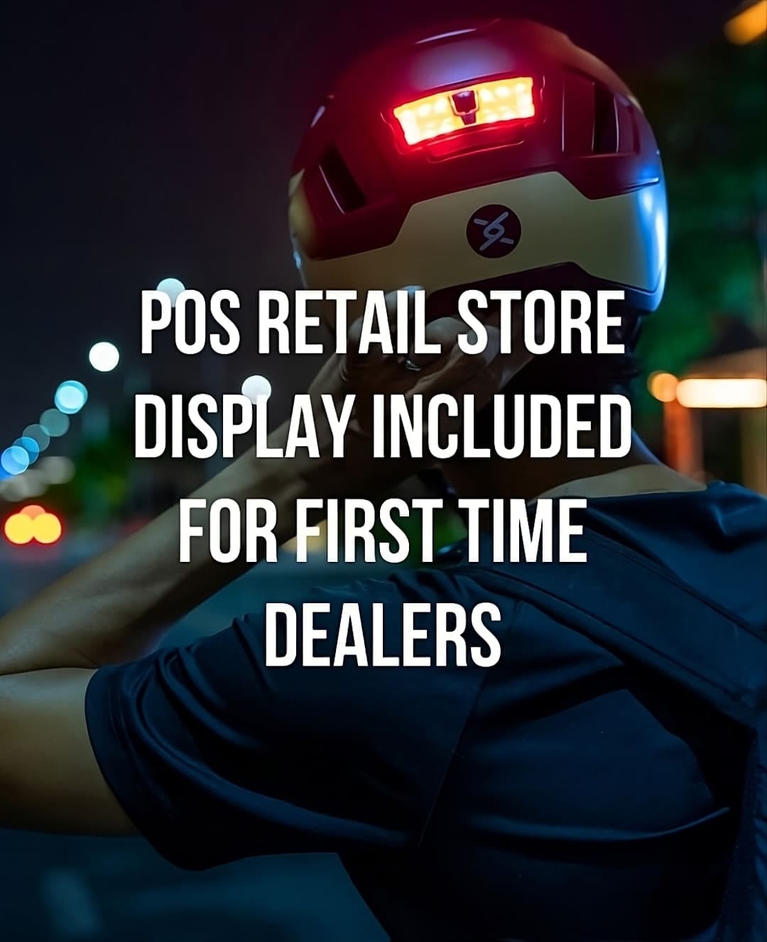 POS retail store display included for first-time dealers